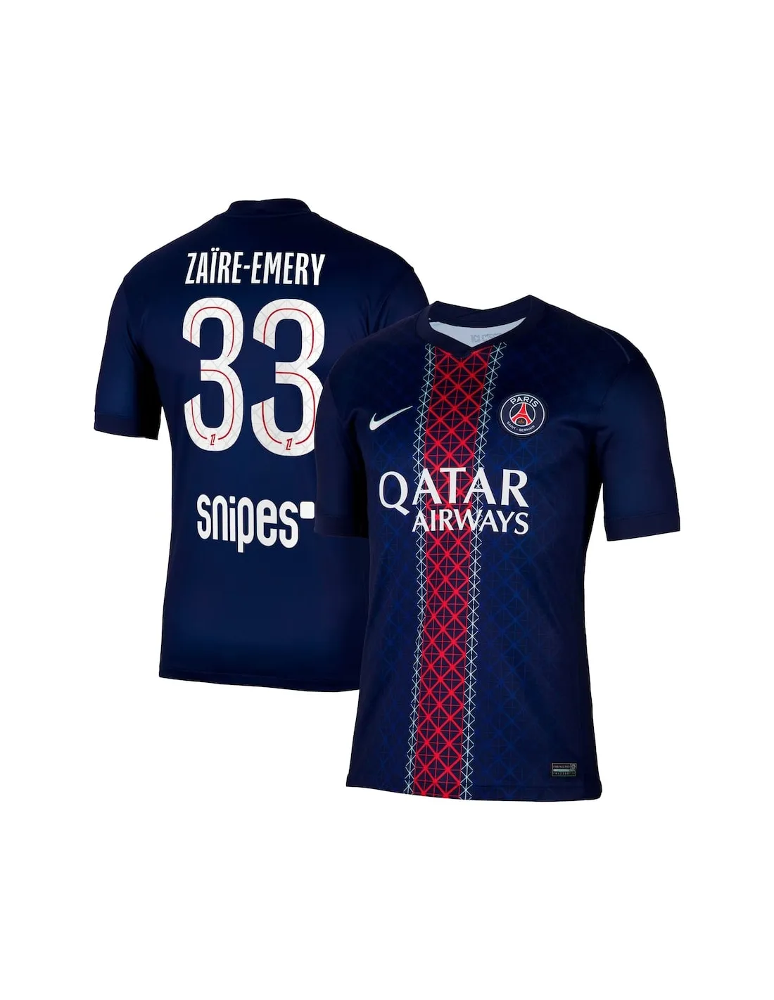 MAILLOT PSG DOMICILE ZAIRE-EMERY SAISON 2025-2026
